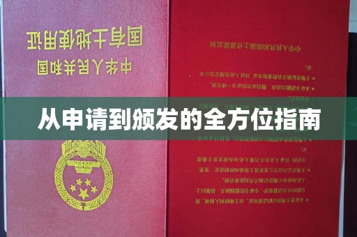 惠州从申请到颁发的全方位指南