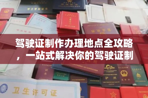 惠州驾驶证制作办理地点全攻略，一站式解决你的驾驶证制作需求