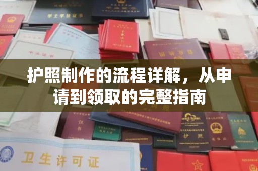 惠州护照制作的流程详解，从申请到领取的完整指南
